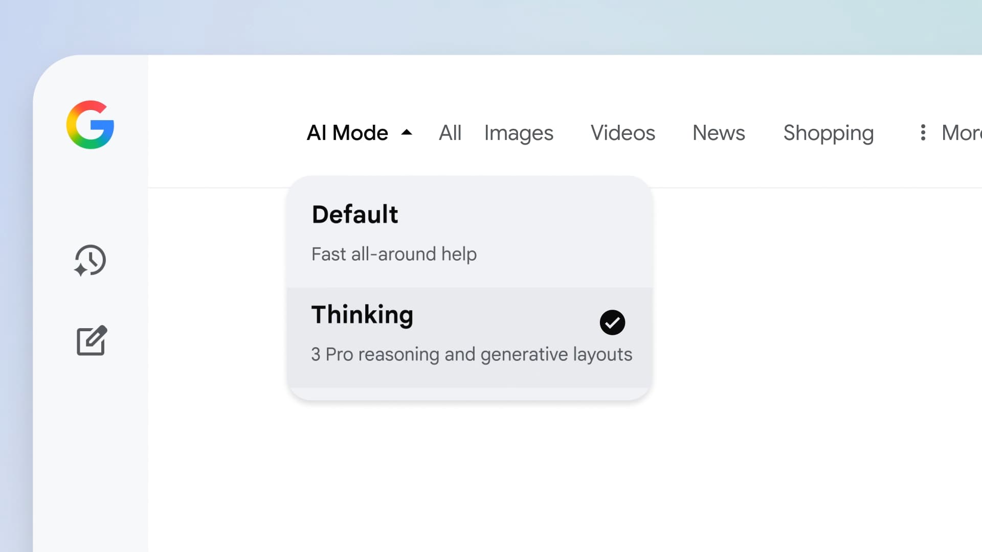 Google Gemini 3 Thinking Mode